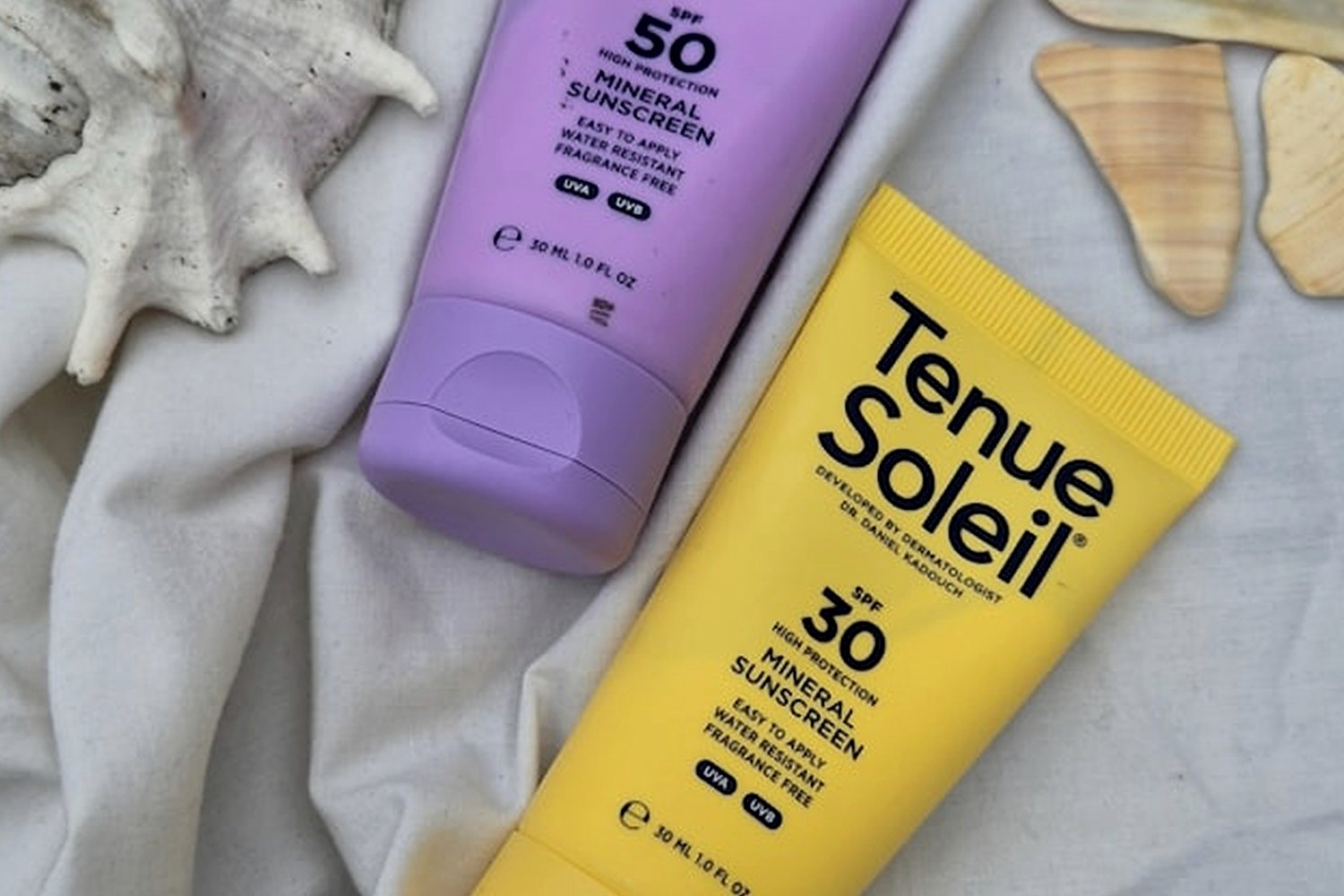 Compact spf product set for Chemical sunscreen filters in the UK and US.