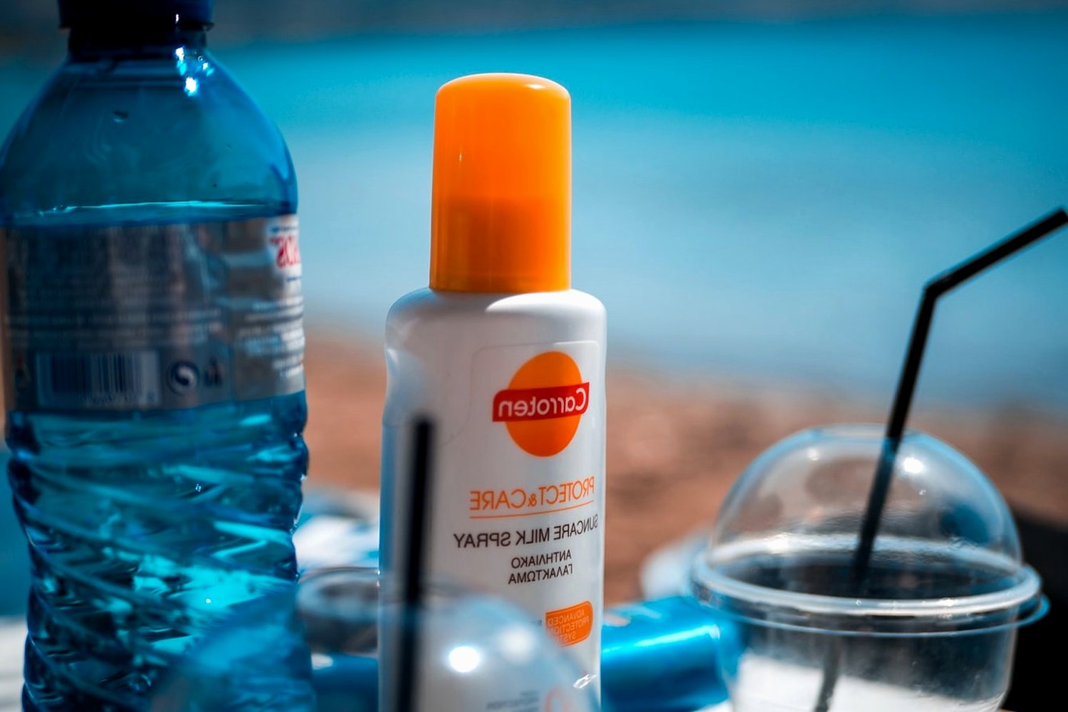 Single spf bottle or tube for Mineral sunscreen white cast.