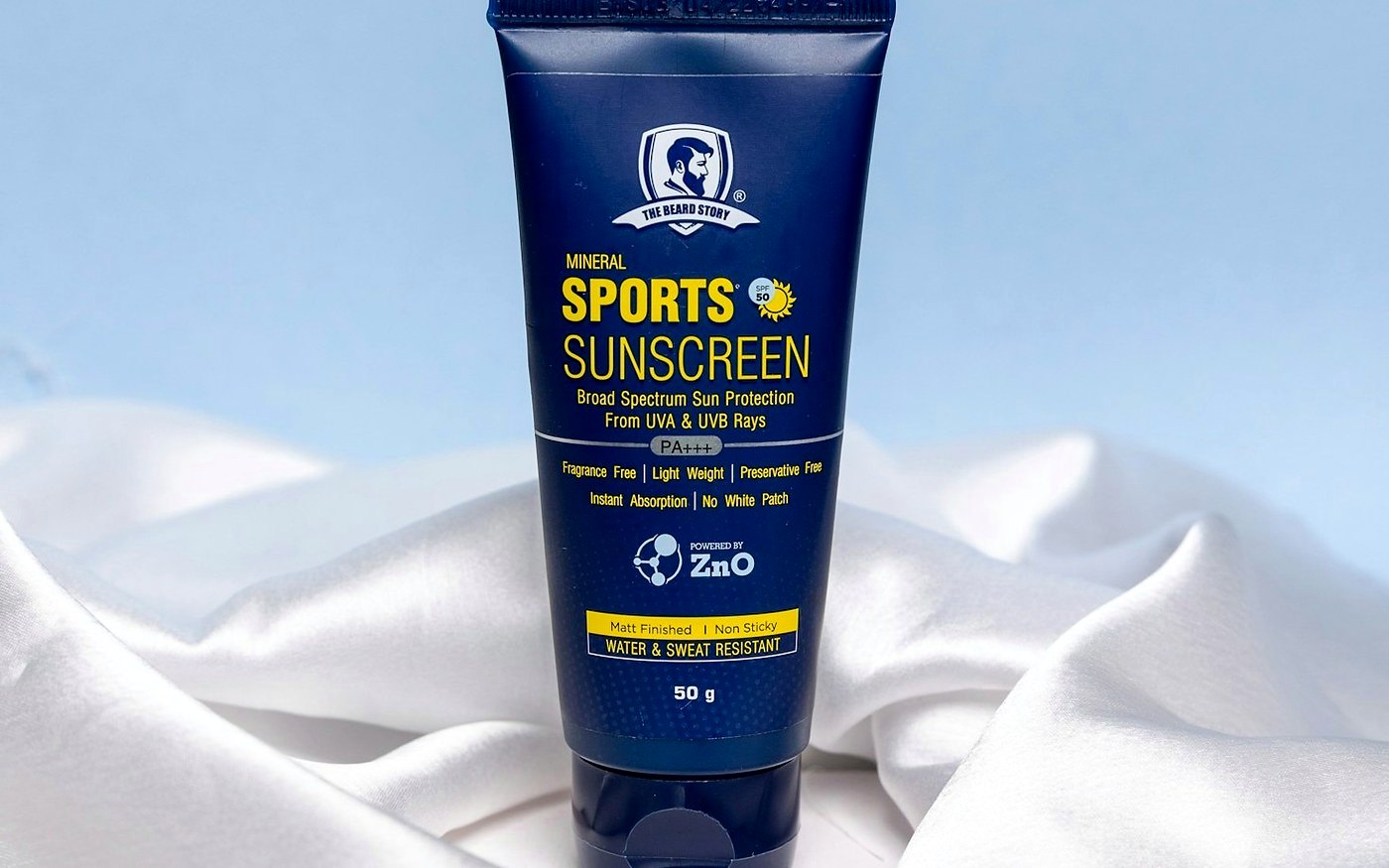 Sunscreen for beards, stubble and hairlines
